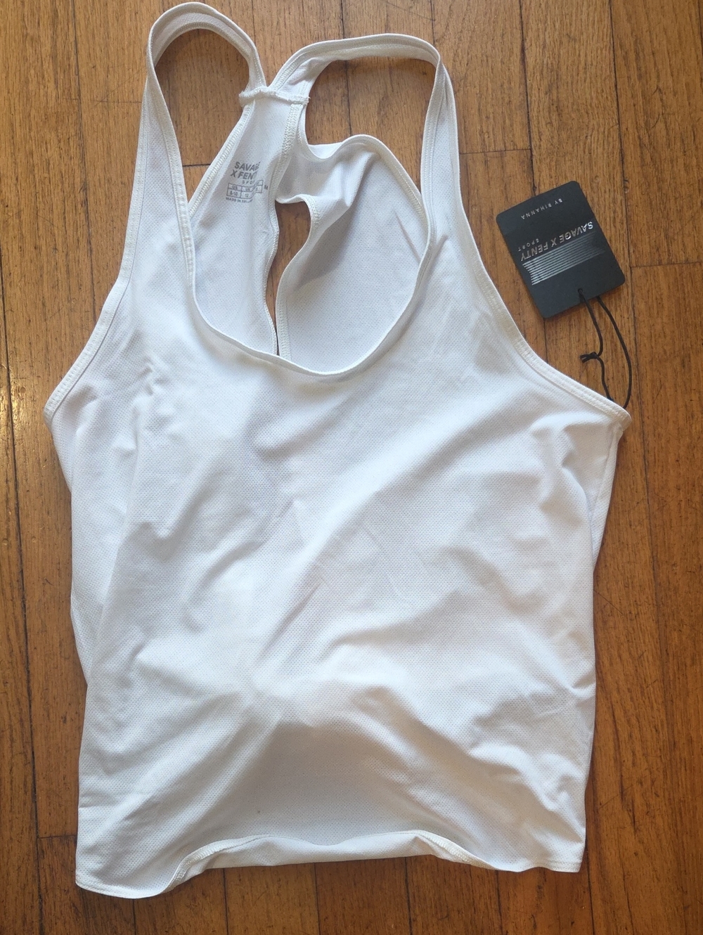 Savage X Fenty White Racerback Tank